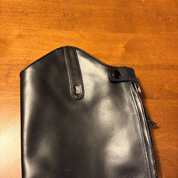 Justin field boots 9 riding Windshire equestrian tall over the knee leather - Picture 6 of 14